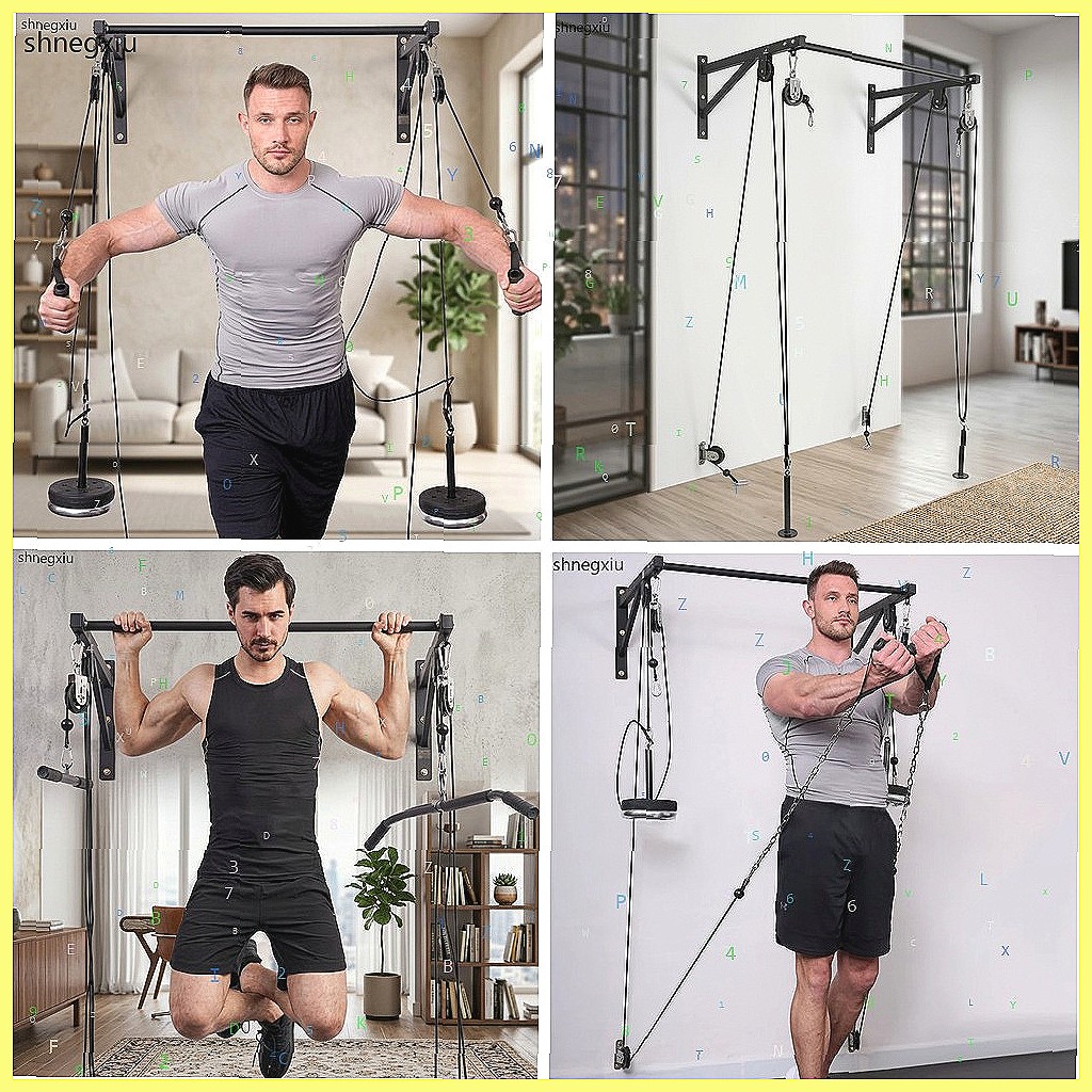 Home Gym Diy - Настенная система блоков-роликов для самостоятельных тренировок
