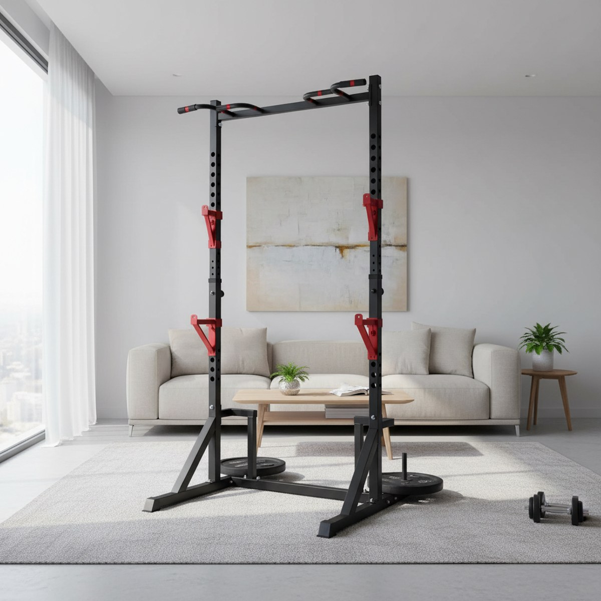 Регулируемая силовая стойка с  – обзор и цена Home Gym Equipments