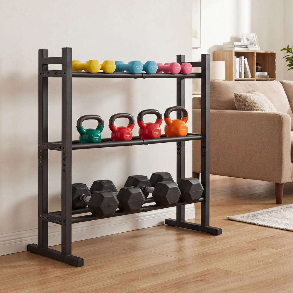 Усиленная 3-ярусная стойка для – обзор и цена Home Gym Equipments