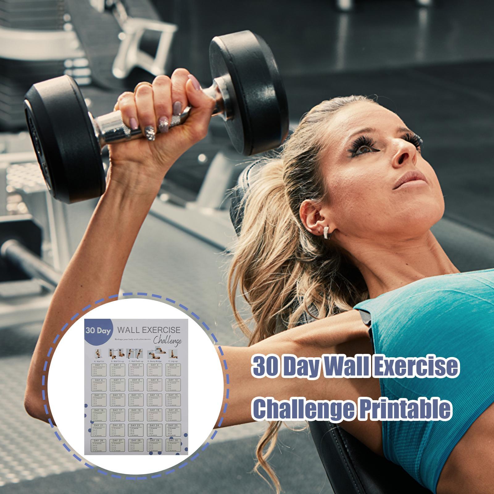 Настенный фитнес-планировщик,  – обзор и цена Workout Plan Home Gym