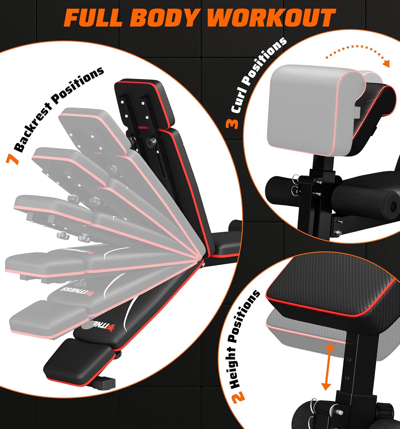 Складная скамья для домашнего  – обзор и цена Home Gym Foldable