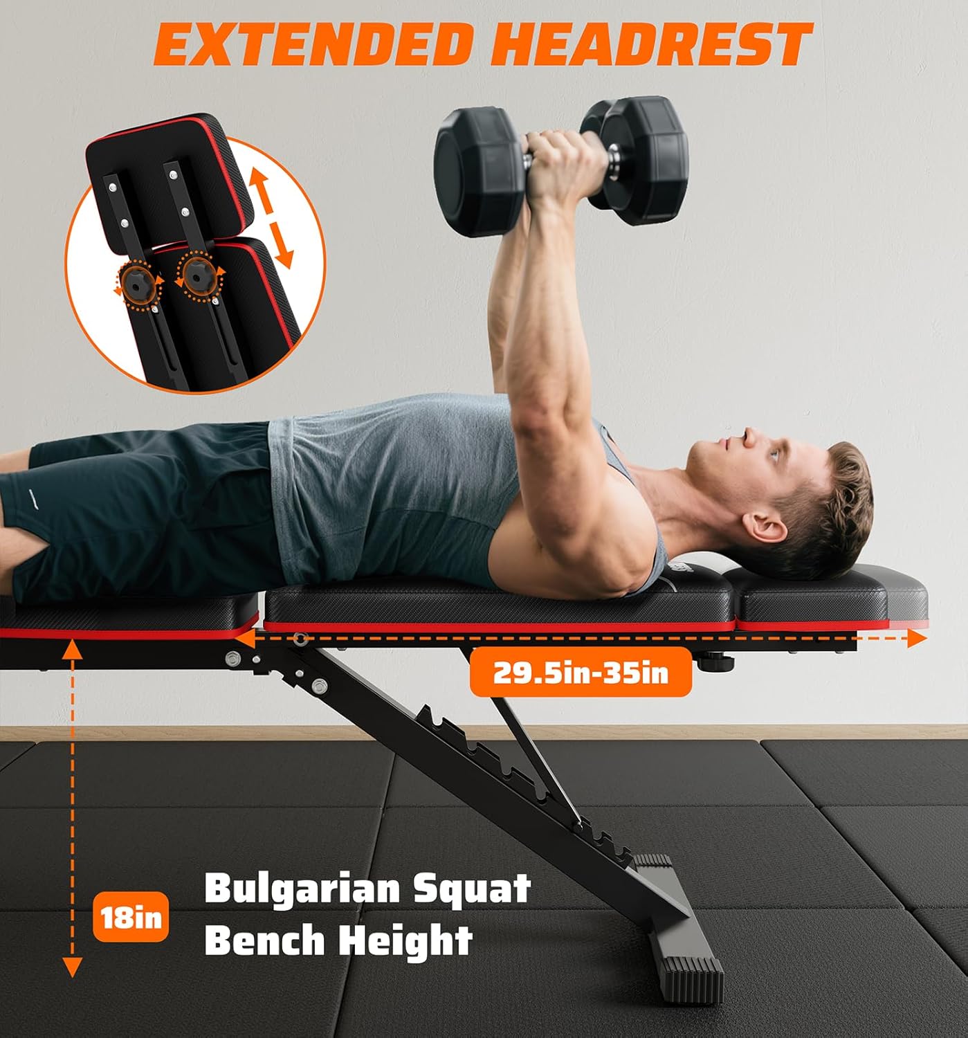 Складная скамья для домашнего  – обзор и цена Home Gym Foldable